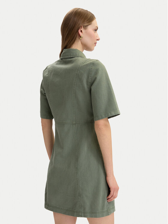 Vero Moda Vero Moda Sukienka jeansowa Daisy 10346217 Zielony Standard Fit