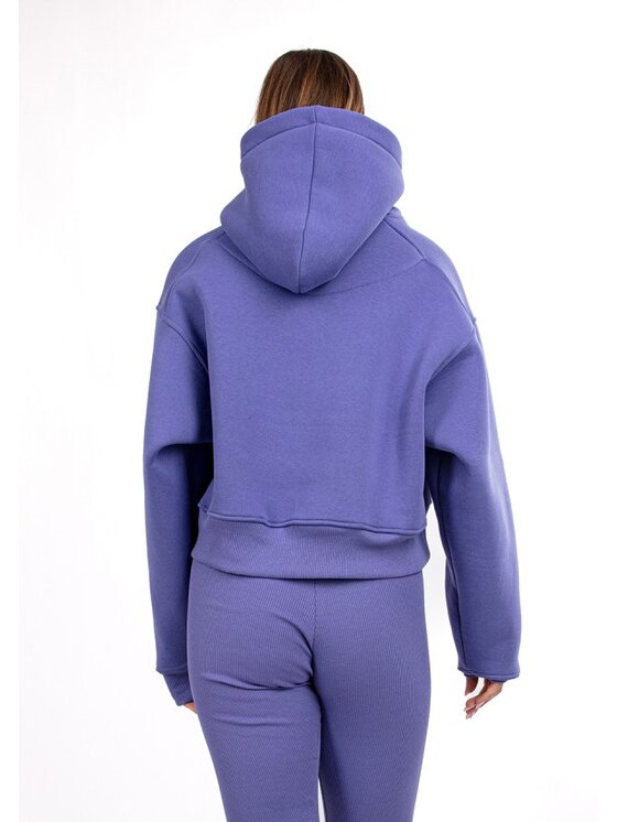 DKaren Sport DKaren Sport Bluza DK-K-B11 Fioletowy Classic Fit