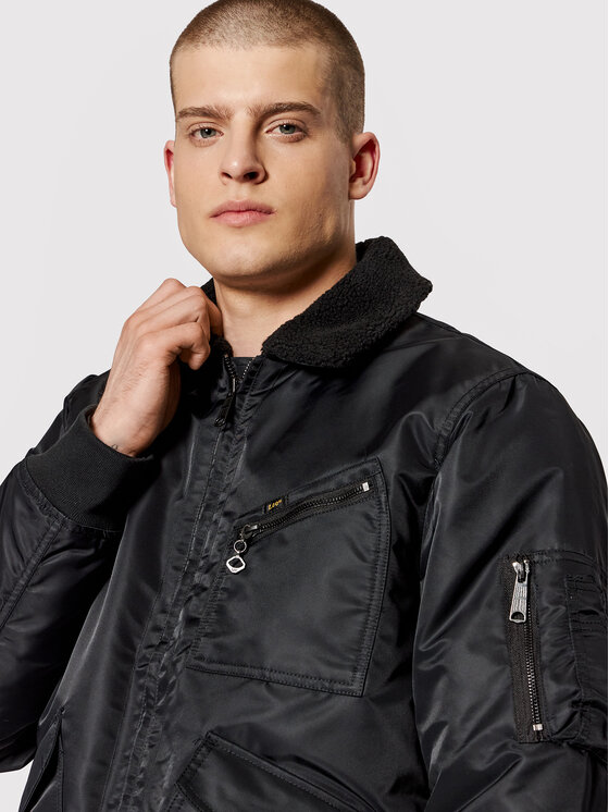 Lee flight zip discount jacket