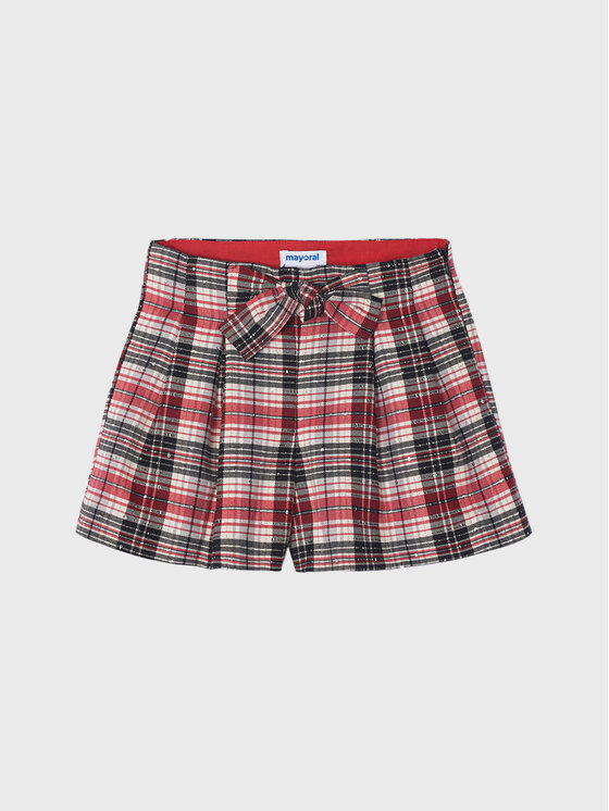 Mayoral Mayoral Auduma šorti 4210 Bordo Regular Fit