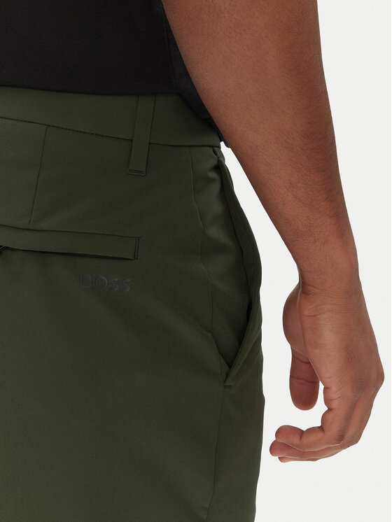 BOSS BOSS Шорти з тканини S_Commuter_10.5 Inch 50540337 Зелений Slim Fit