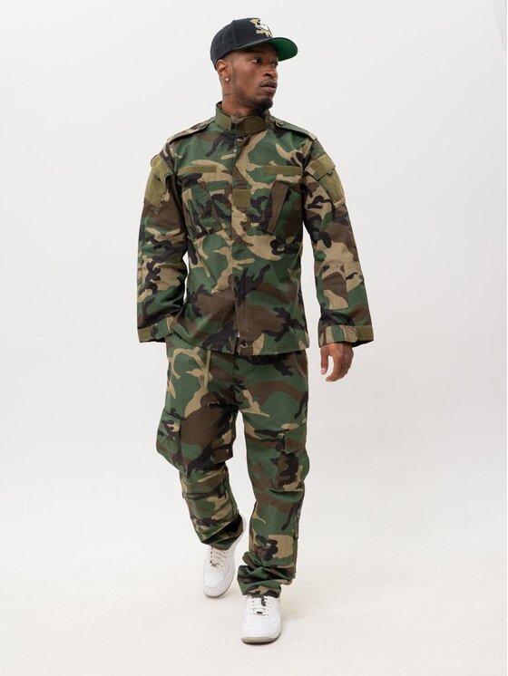 Jigga Wear Jigga Wear Dres Taktyczny Komplet militarny wojskowy usa moro mundur camo 129974 Khaki Regular Fit