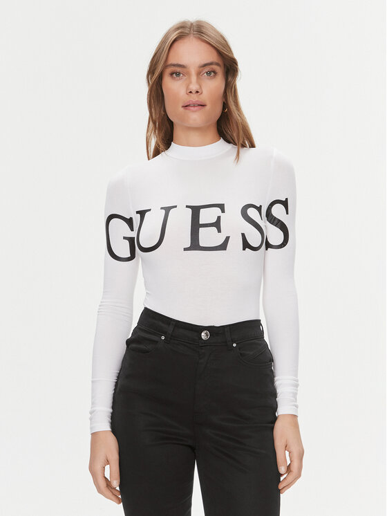 Guess Bodijs Giulia V4RP09 K68D2 Balts Slim Fit