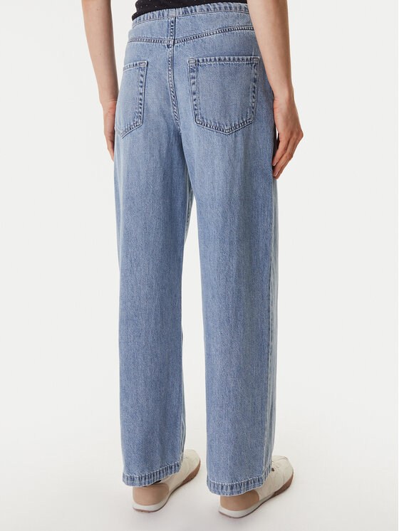 DKNY DKNY Jeansy DJ6G4184 Niebieski Wide Leg