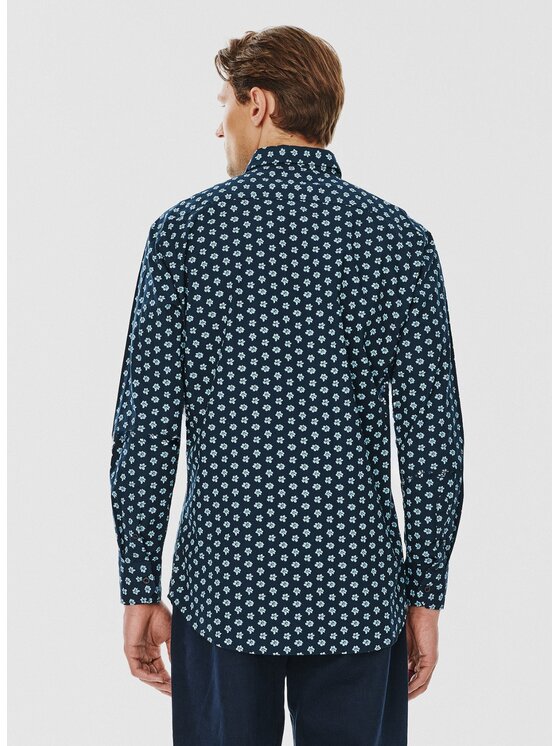 Pako Lorente Pako Lorente Koszula P24WN-1X-035 Granatowy Slim Fit