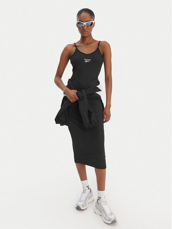 Reebok Reebok Rochie de zi Madaleine RK25515CCW Negru Slim Fit