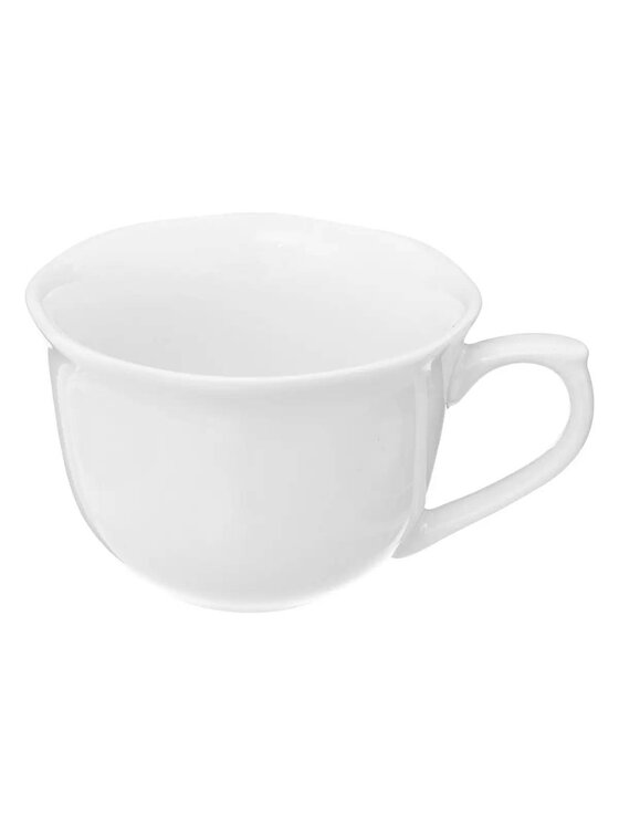 MIAhome MIAhome Filiżanka porcelanow 230 ml ze spodeczkiem IRBY Biały