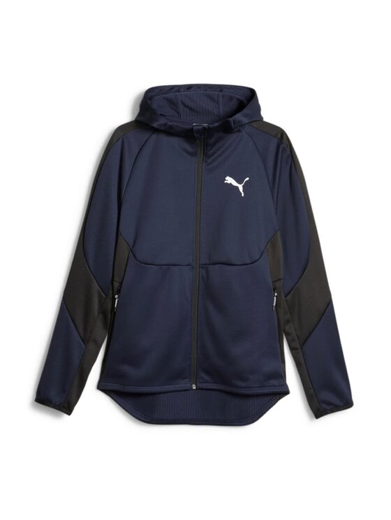 Puma Puma Bluza EVOSTRIPE Full Zip Niebieski Fitted Fit