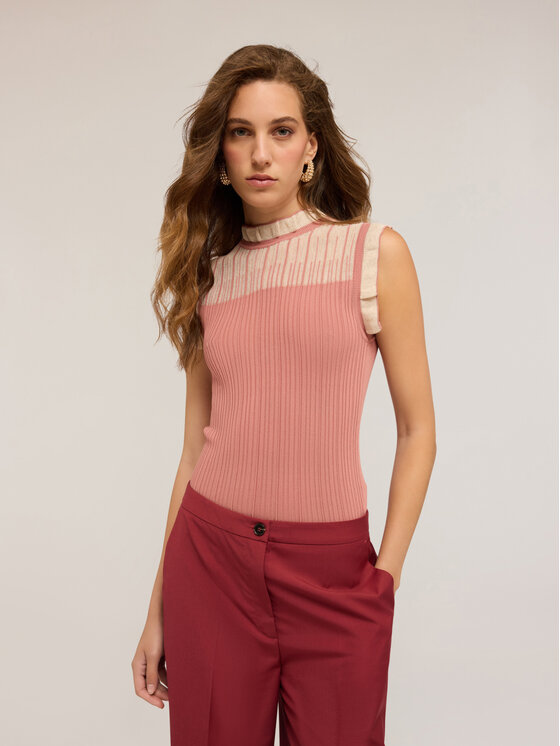 Motivi Motivi Maglione M305W003550N006 Rosa Regular Fit