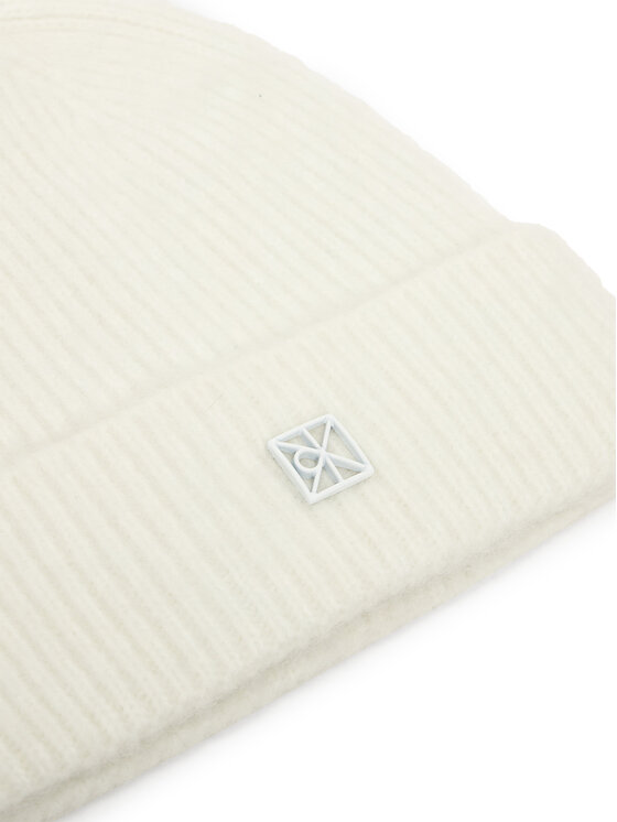 Calvin Klein Calvin Klein Mütze Emblem Brushed LV04D8067G Écru