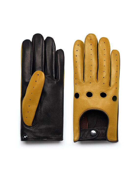napo gloves napo gloves Rękawiczki Męskie napoDRIVE (brązowy/żółty) S Żółty