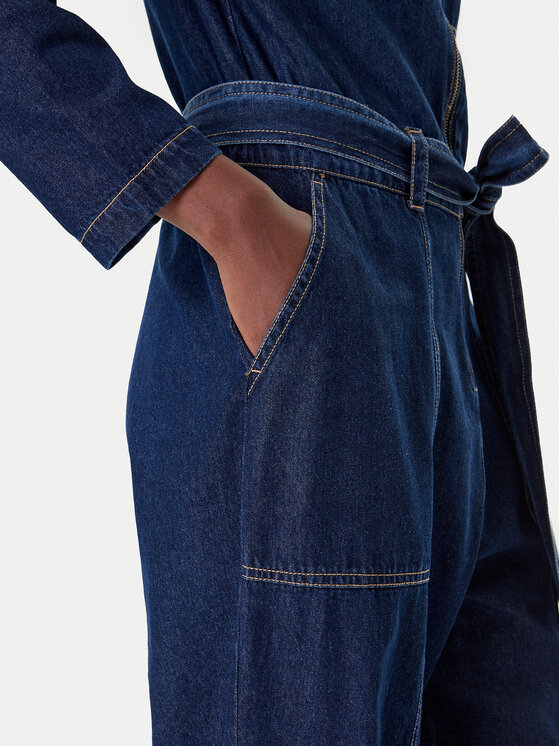 French Connection French Connection Jumpsuit 7UZAC Dunkelblau Regular Fit