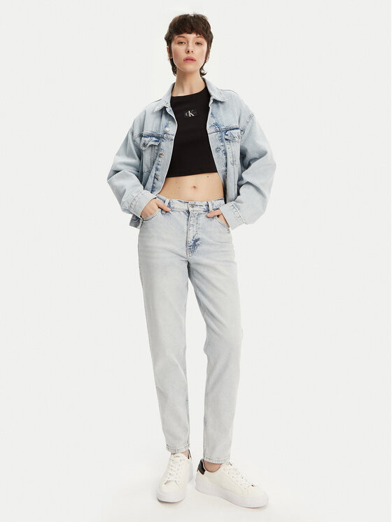 Calvin Klein Jeans Calvin Klein Jeans Džínsy J20J225139 Modrá Mom Fit