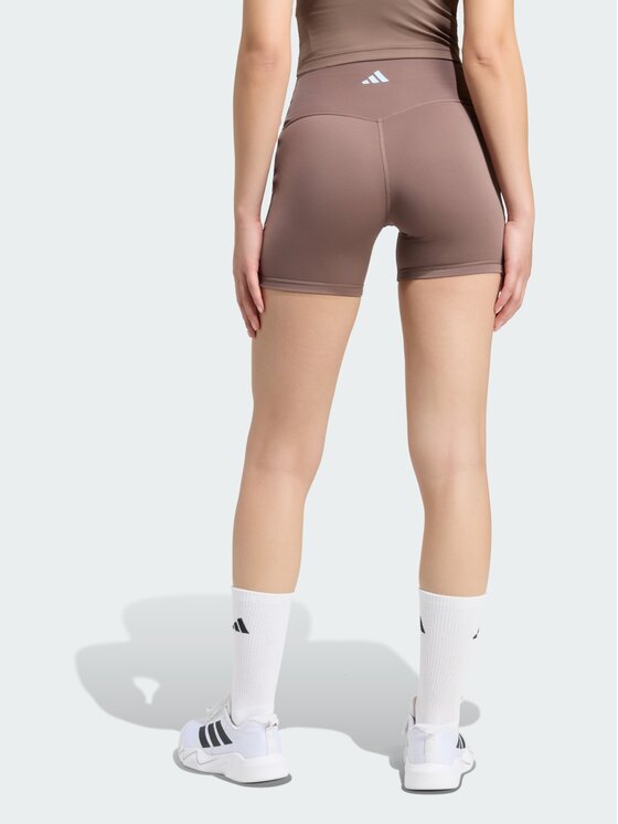 adidas adidas Szorty sportowe 158407 Brązowy Fitted Fit