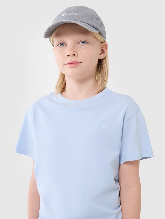 4F 4F T-shirt 4FJWSS25TTSHM2324-33S Blu Oversize
