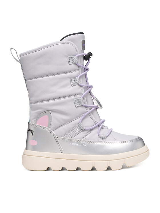 Geox Geox Schneeschuhe J Willaboom Girl B Abx J66HWA 0FUNF C1239 M Hellgrau