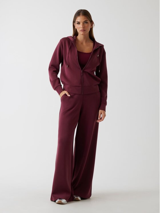 Guess Guess Hlače iz tkanine 166071 Rdeča Slim Fit