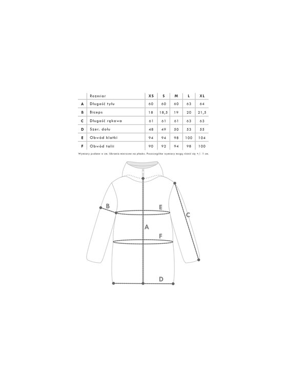 Tiffi Tiffi Kurtka damska FLORENCE Czerwony Slim Fit