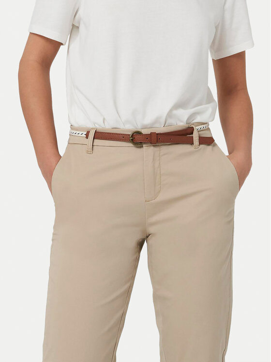 ONLY ONLY Auduma bikses 15218519 Bēšs Regular Fit