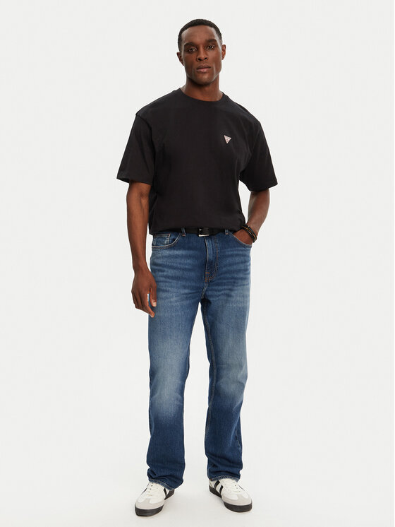 Guess Jeans Guess Jeans Футболка M4YI46 K8FQ4 Чорний Regular Fit