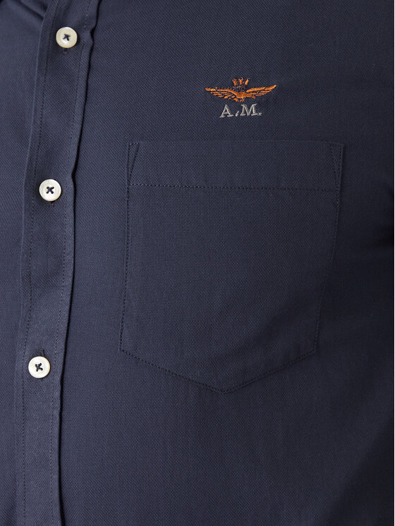 Aeronautica Militare Aeronautica Militare Hemd 252CA1277UCT03532 Dunkelblau Regular Fit