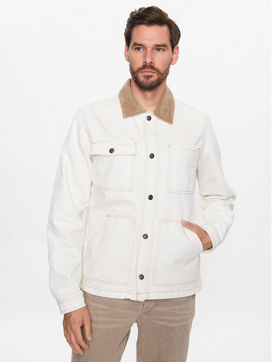 Jack & Jones Jack & Jones Дънково яке Steel 12231171 Екрю Regular Fit