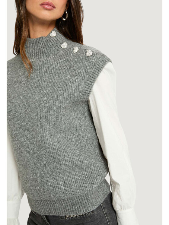 Morgan De Toi Morgan De Toi Maglione 252-MSARA Grigio Casual Fit