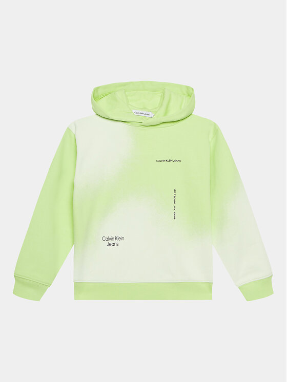 Calvin Klein Jeans Calvin Klein Jeans Felpa Spray IU0IU00549 Verde Regular Fit