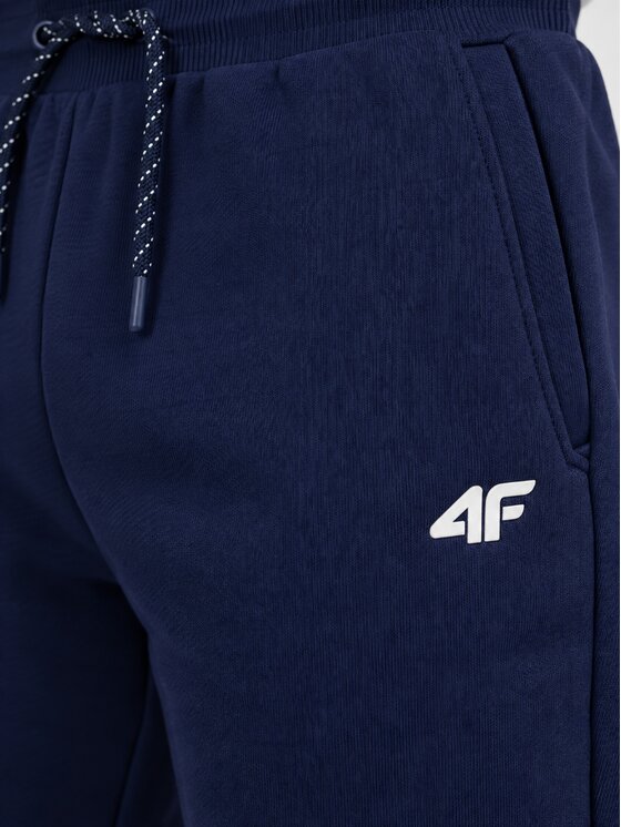 4F 4F Spodnie dresowe 4FWMM00TTROM1860 Granatowy Active Fit