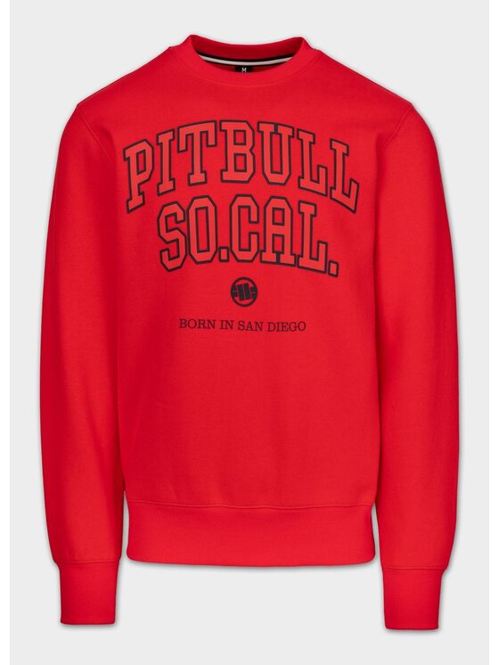 PITBULL PITBULL Bluza SO CAL Czerwony Regular Fit