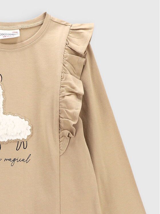 Blusa ZC2143103ROK Beige Regular Fit