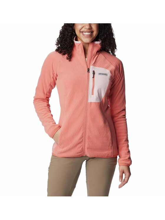 Columbia Columbia Bluza 201601 Pomarańczowy Regular Fit