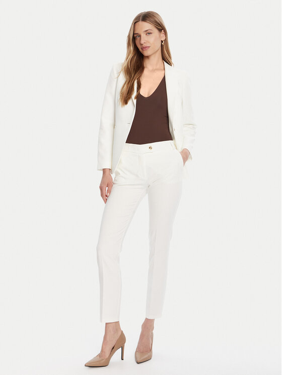 Rinascimento Rinascimento Chino hlače CFC0126225003 Bela Slim Fit