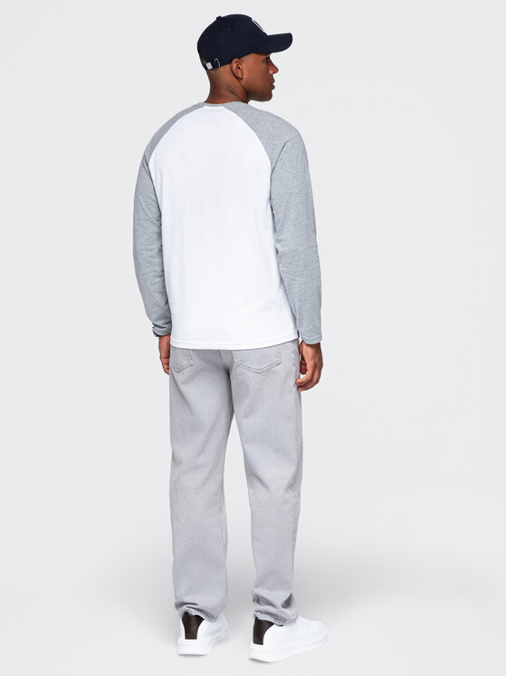 Ombre Ombre S dlouhým rukávem OM-LSCL-0141 Šedá Regular Fit