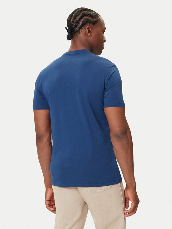 Calvin Klein Jeans Calvin Klein Jeans Tricou Glitched Logo LV04RC858G Albastru Regular Fit