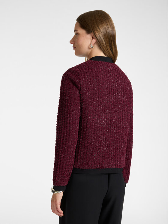 Elena Mirò Elena Mirò Felpa G818Z000732N0H6 Bordeaux Regular Fit