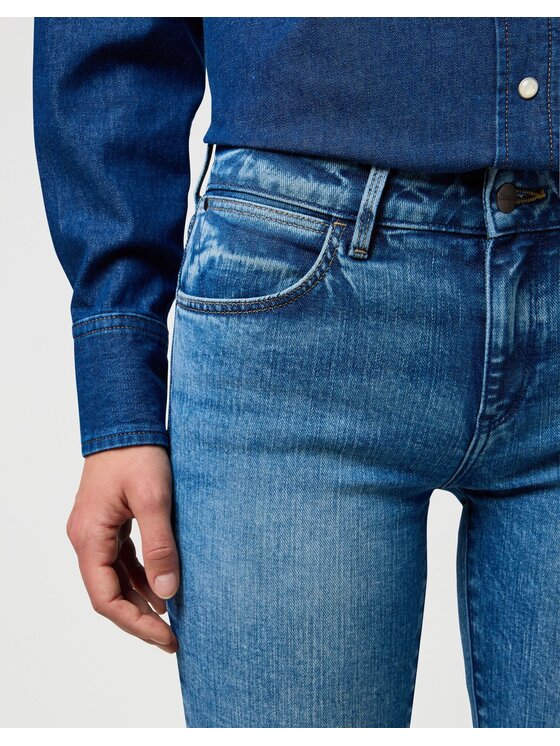 Wrangler Wrangler Jeansy BOOTCUT Niebieski Bootcut Fit