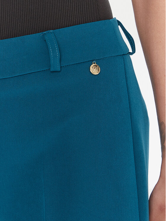 Maryley Maryley Παντελόνι υφασμάτινο 25IB52Z/M17/43LK Τυρκουάζ Regular Fit