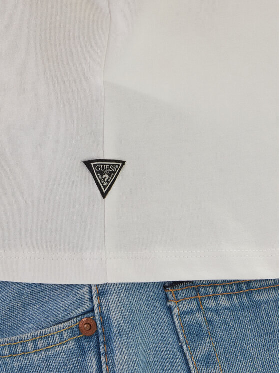 Guess Guess T-Shirt M6GI27 K3249 Biały Regular Fit