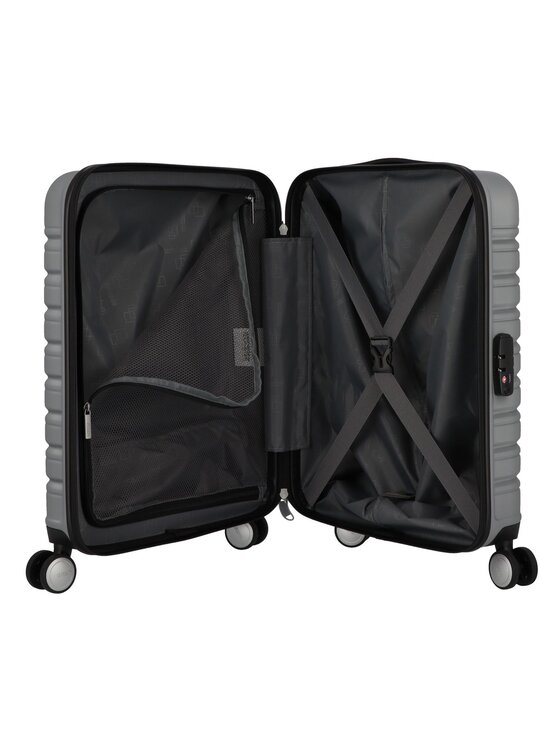 American Tourister American Tourister Walizka kabinowa 298814 Srebrny