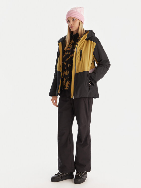 Roxy Roxy Slēpošanas jaka Stormdash JK ERJTJ03520 Bēšs Tailored Fit