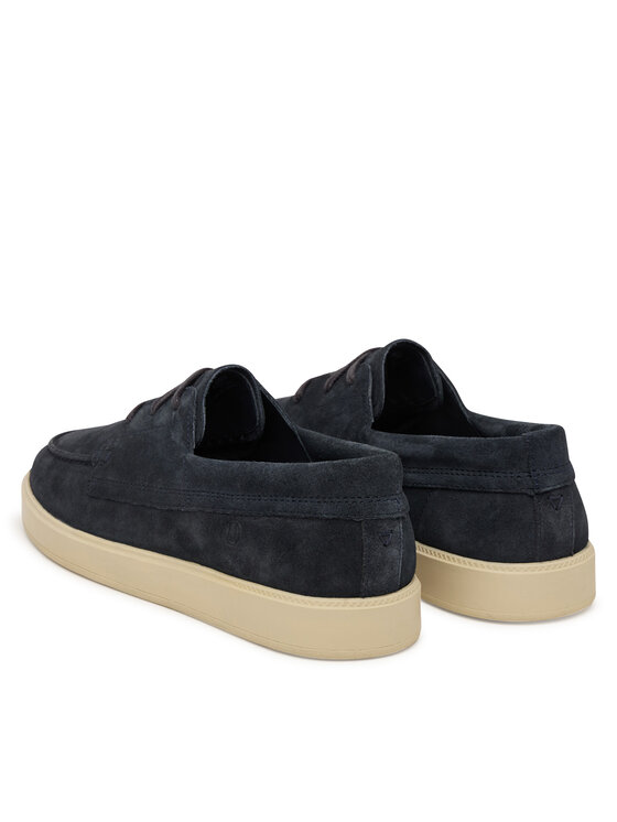 Clarks Clarks Półbuty Lockford Boat 26186188 Granatowy