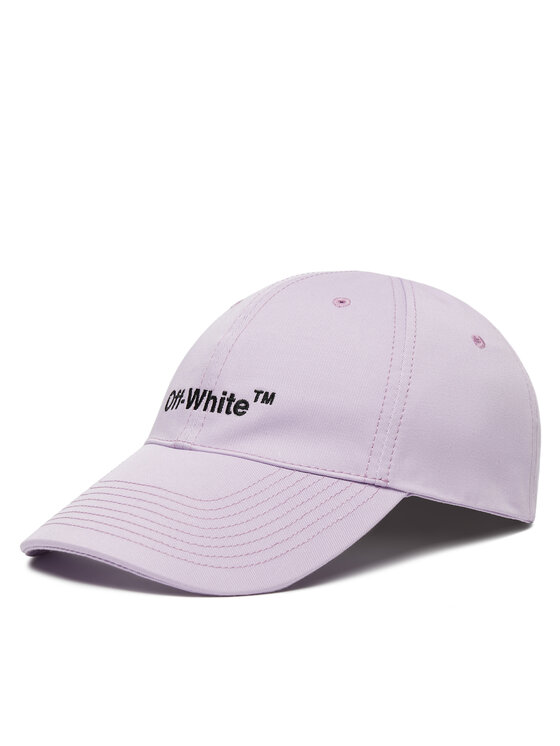 Czapka z daszkiem Off-White, Fioletowa, OWLB026F22FAB0033610