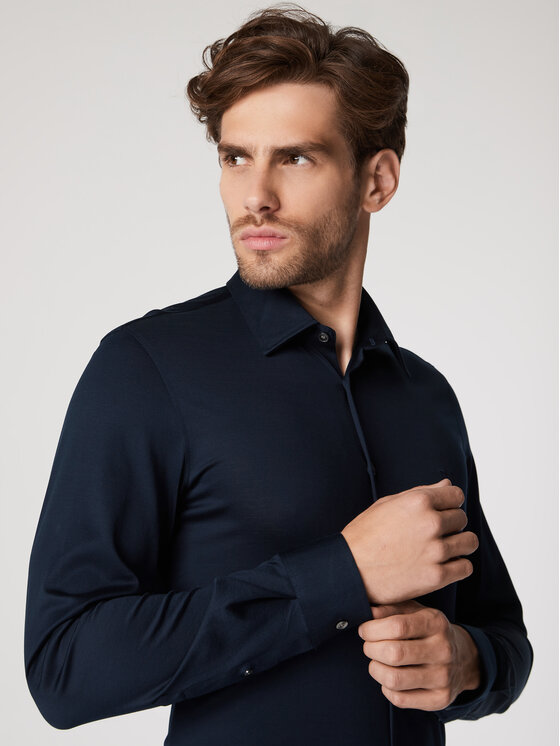 Rage Age Rage Age Сорочка Mercury Cиній Slim Fit