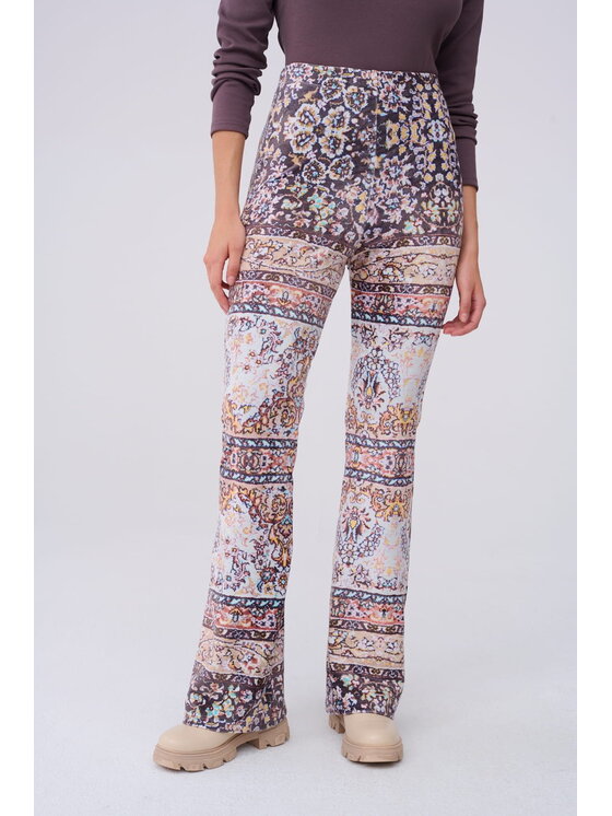 blue shadow blue shadow Spodnie damskie Yenn BS EF 511 Kolorowy Standard Fit