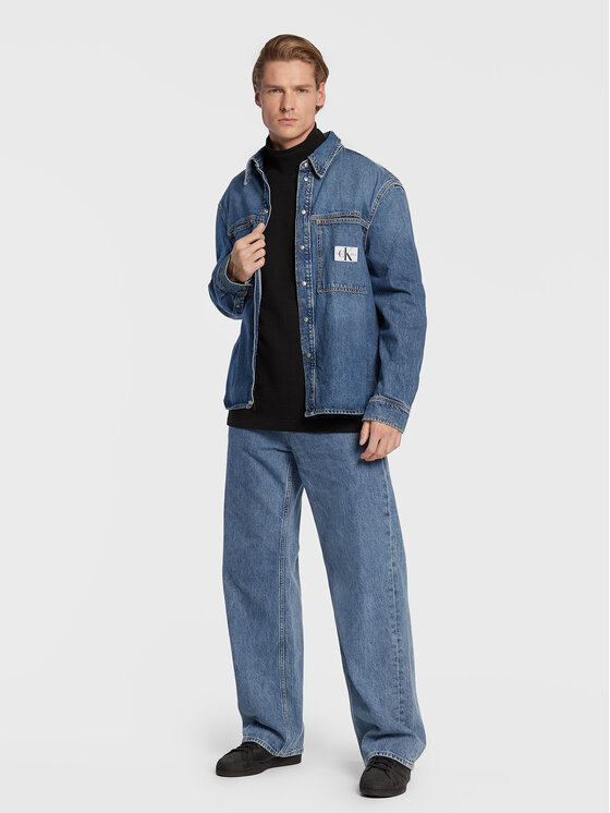 Calvin Klein Jeans Calvin Klein Jeans Golf J30J321705 Czarny Slim Fit