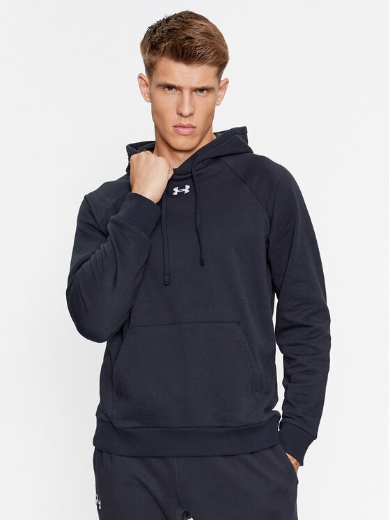 Under Armour Under Armour Mikina Ua Rival Fleece Hoodie 1379757 Černá Loose Fit
