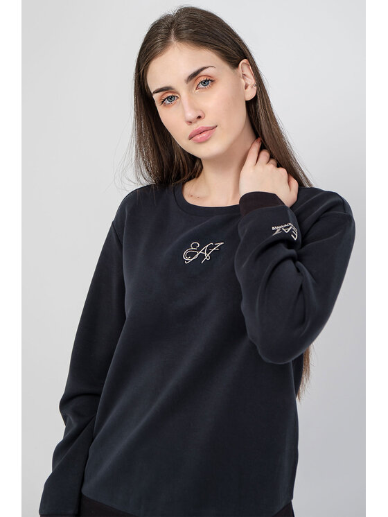 EA7 Emporio Armani EA7 Emporio Armani Bluza 6LTM08-TJDCZ-1200 Czarny Regular Fit