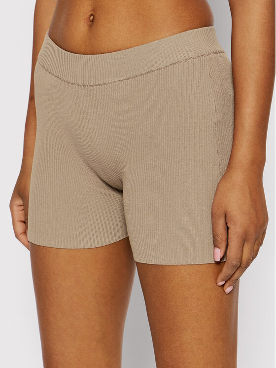 Guess Guess Šortky z materiálu W2GZ03 Z2Z80 Béžová Slim Fit