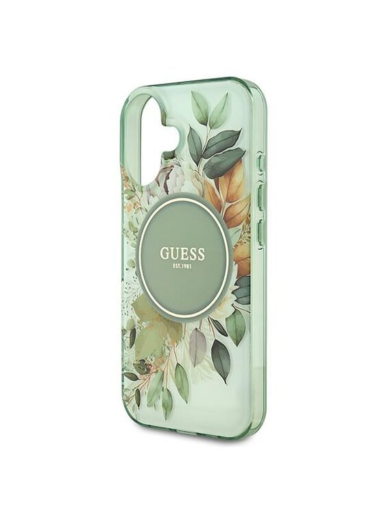 Guess Guess Etui na telefon Apple iPhone 16 Plus Zielony